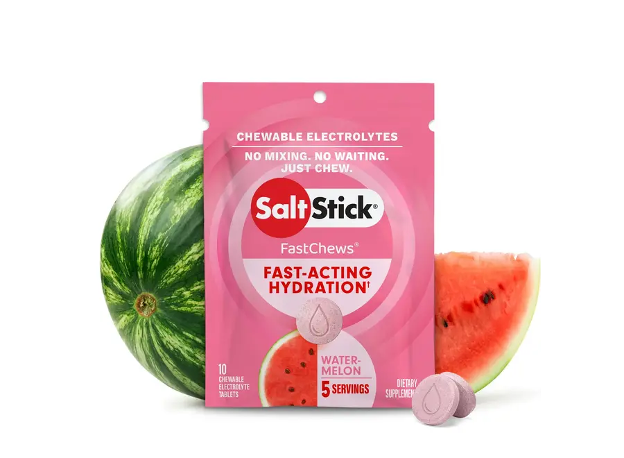 SaltStick Fastchews Chewable Electrolyte Tablets - 10 Tablets Watermelon