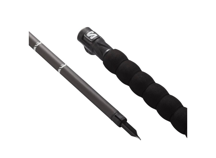 Salomon Steep Prime Vario S3 Black/White Ski Poles