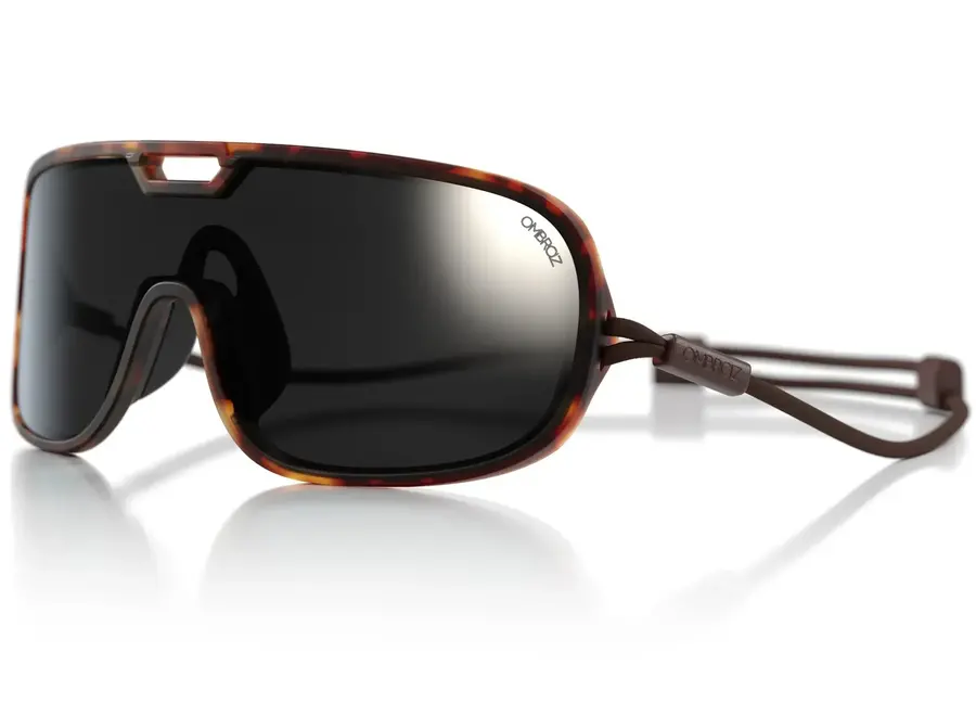 Ombraz Refugio XL Tortoise Frame Grey with Black Mirror Lens Armless Sunglasses