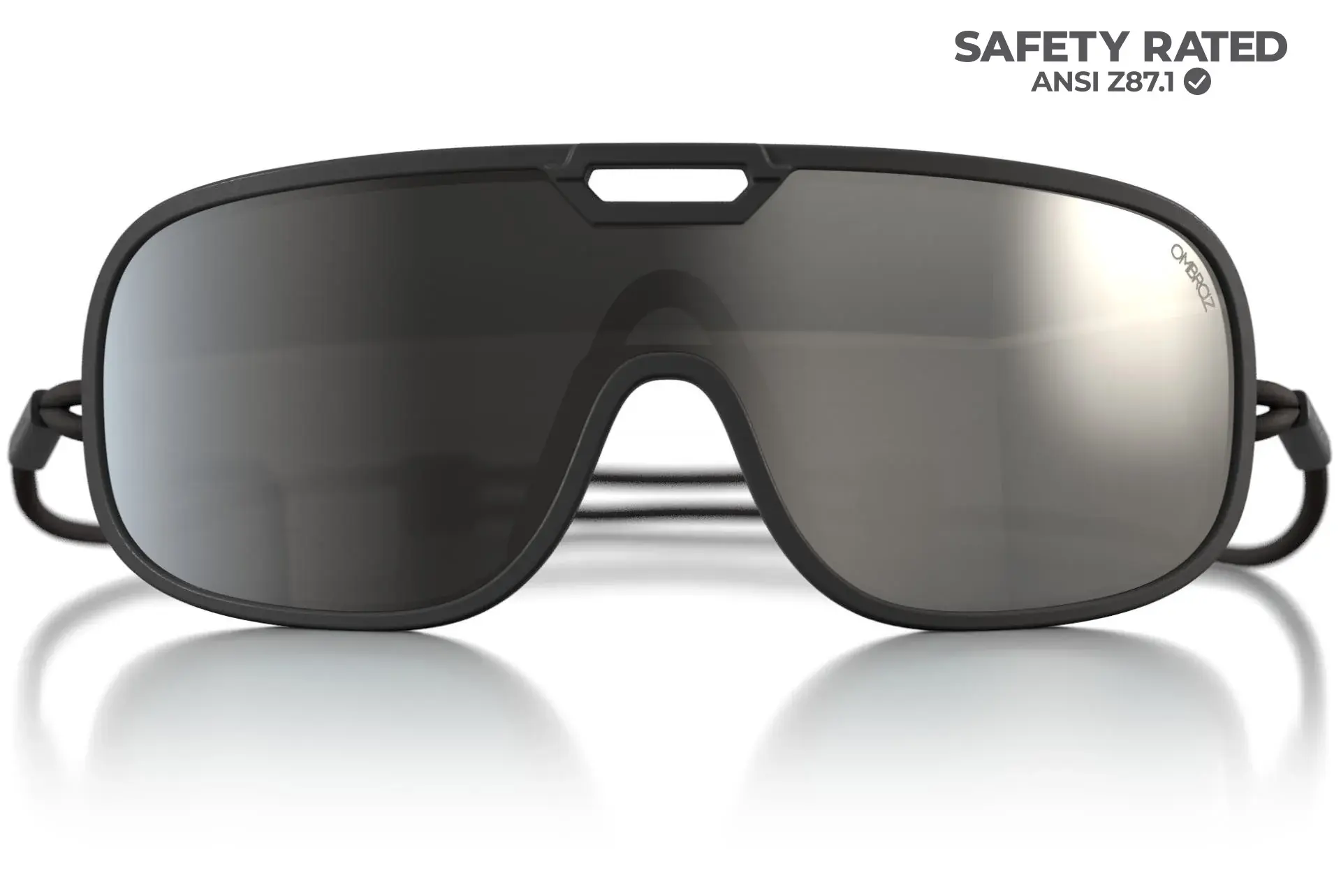 小物 ombraz REFUGIO charcoal Ombraz Refugio Regular Charcoal Frame Grey with Silver