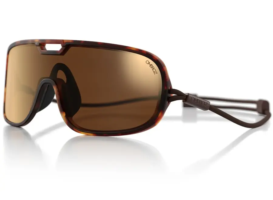 Ombraz Refugio Regular Tortoise Frame Brown with Bronze Mirror Lens Armless Sunglasses