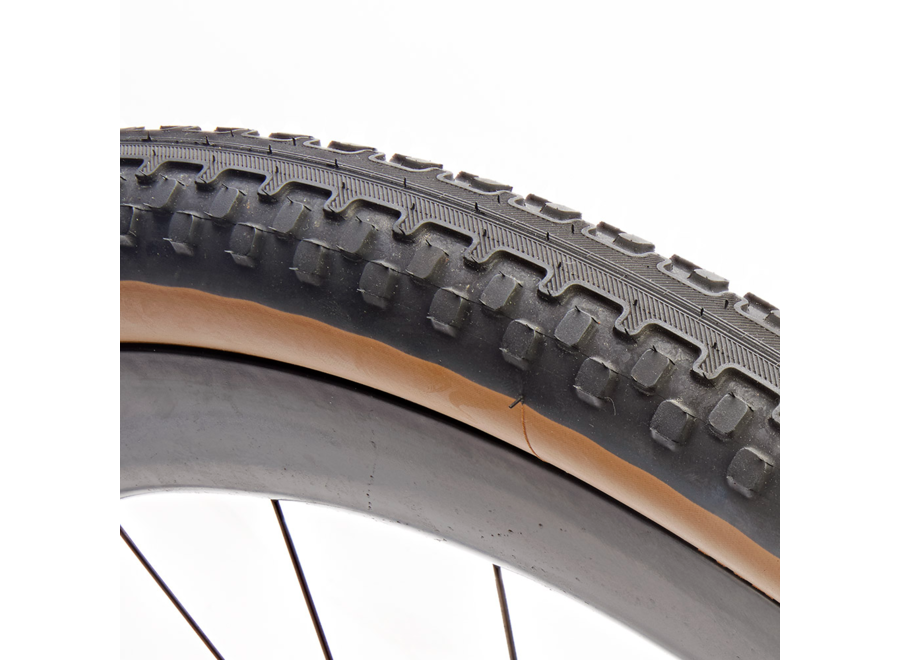 Rene Herse Poteau Mountain Endurance TC Semi Slick Gravel Tire 700c x 48 Dark Tan Sidewall
