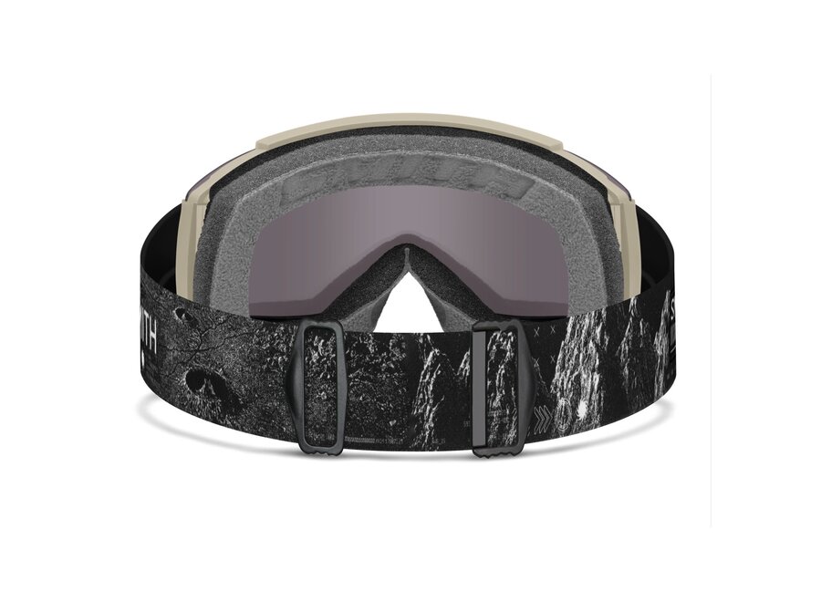 Smith Squad Chalk Space Invader ChromaPop Sun Black Gold Mirror Goggles