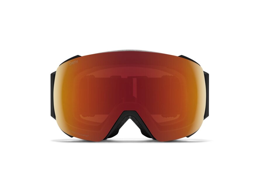 Smith I/O MAG Black ChromaPop Sun Red Mirror Goggles