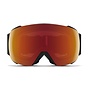 Smith I/O MAG Black ChromaPop Sun Red Mirror Goggles