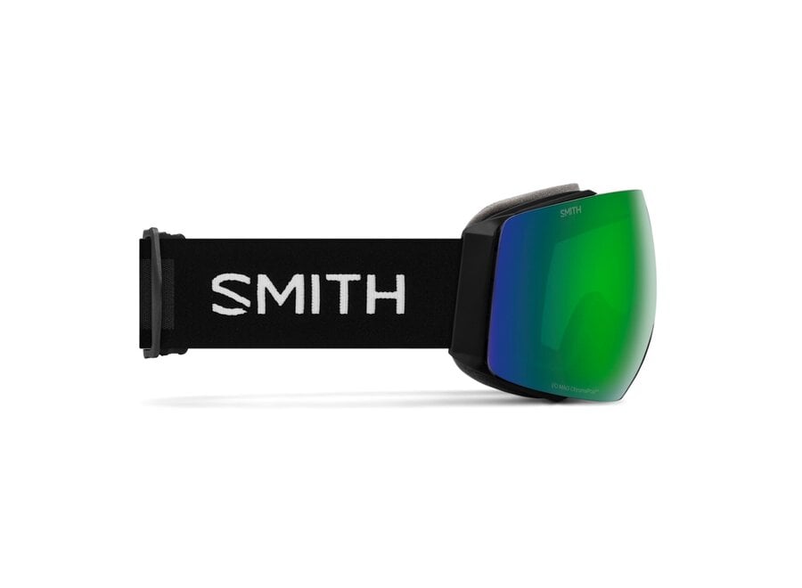 Smith I/O MAG Black ChromaPop Sun Green Mirror Goggles