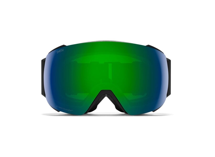 Smith I/O MAG Black ChromaPop Sun Green Mirror Goggles