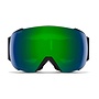 Smith I/O MAG Black ChromaPop Sun Green Mirror Goggles