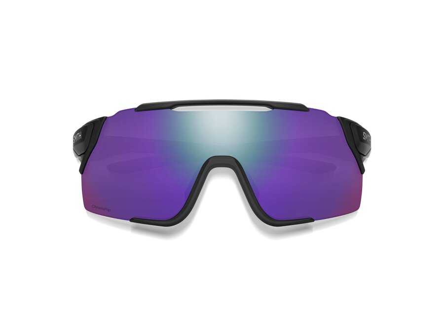 Smith Attack MTB Matte Black ChromaPop Violet Mirror