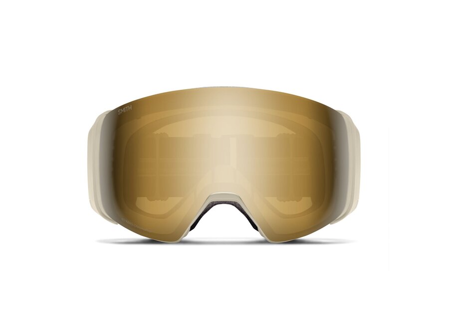 Smith 4D MAG Chalk Space Invader ChromaPop Sun Black Gold Mirror Goggles