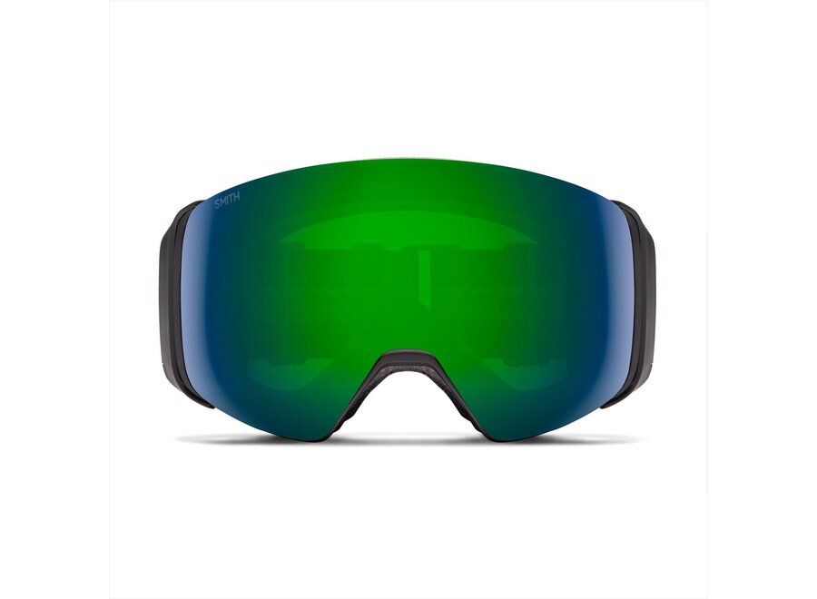 Smith 4D MAG Black ChromaPop Sun Green Mirror Goggles