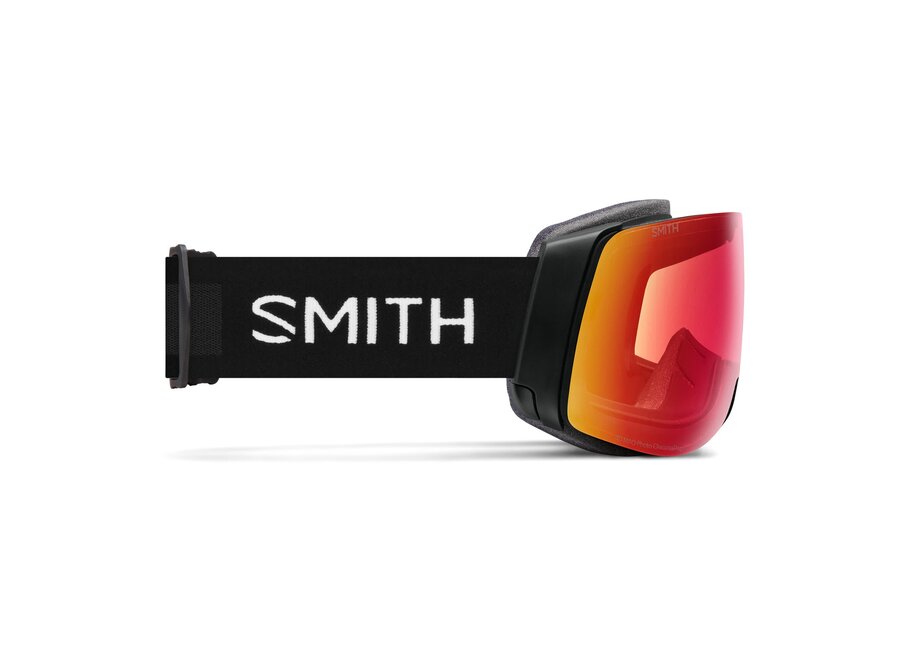 Smith 4D MAG Black ChromaPop Photochromic Red Mirror Goggles