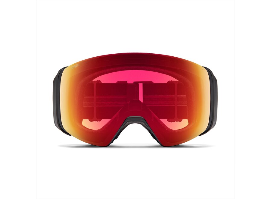 Smith 4D MAG Black ChromaPop Photochromic Red Mirror Goggles