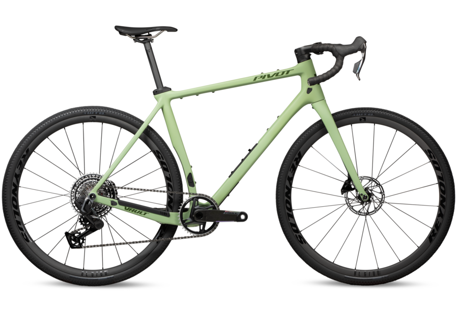Pivot Vault Team Force XPLR AXS with Carbon Wheels Gravel Bike