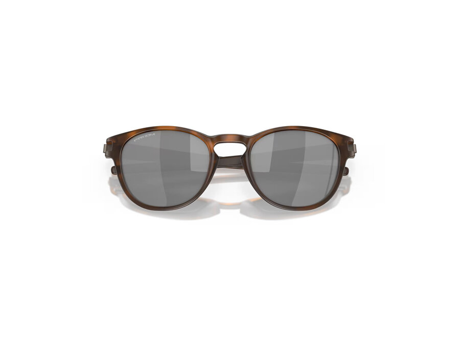 Oakley Latch Matte Brown Tortoise Frame Prizm Black Lenses