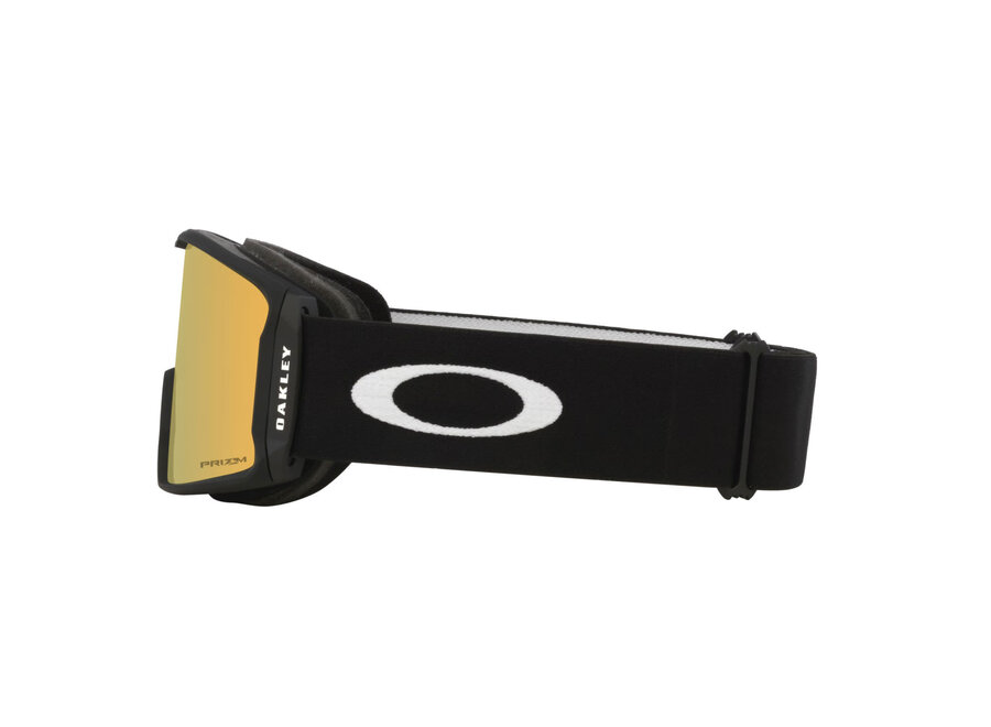 Oakley Line Miner L Goggles Matte Black Strap Prizm 24k Lenses