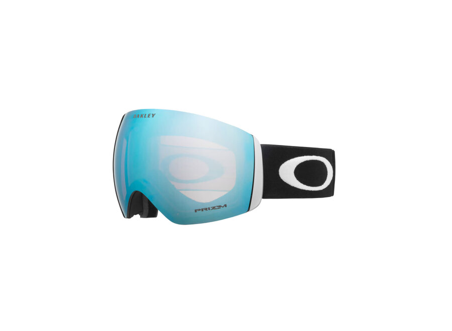 Oakley Flight Deck L Goggles Matte Black Strap Prizm Snow Sapphire Iridium Lenses