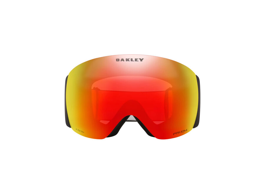 Oakley Flight Deck Pro L Goggles Matte Black Strap Prizm Snow Torch Iridium Lenses
