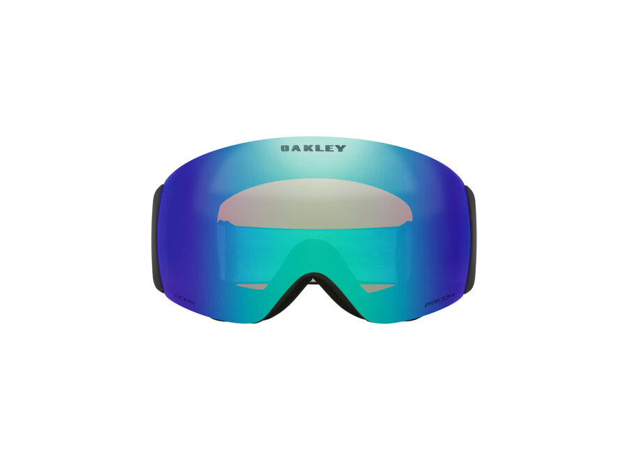 Oakley Flight Deck Pro M Goggles Matte Black Strap Prizm Snow Argon Iridium Lenses