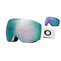 Oakley Flight Deck Pro M Goggles Matte White Strap Prizm Snow Sapphire Iridium Lenses