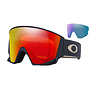 Oakley Flow Scape L Goggles India Ink Corduroy Strap Prizm Snow Torch Iridium Lenses