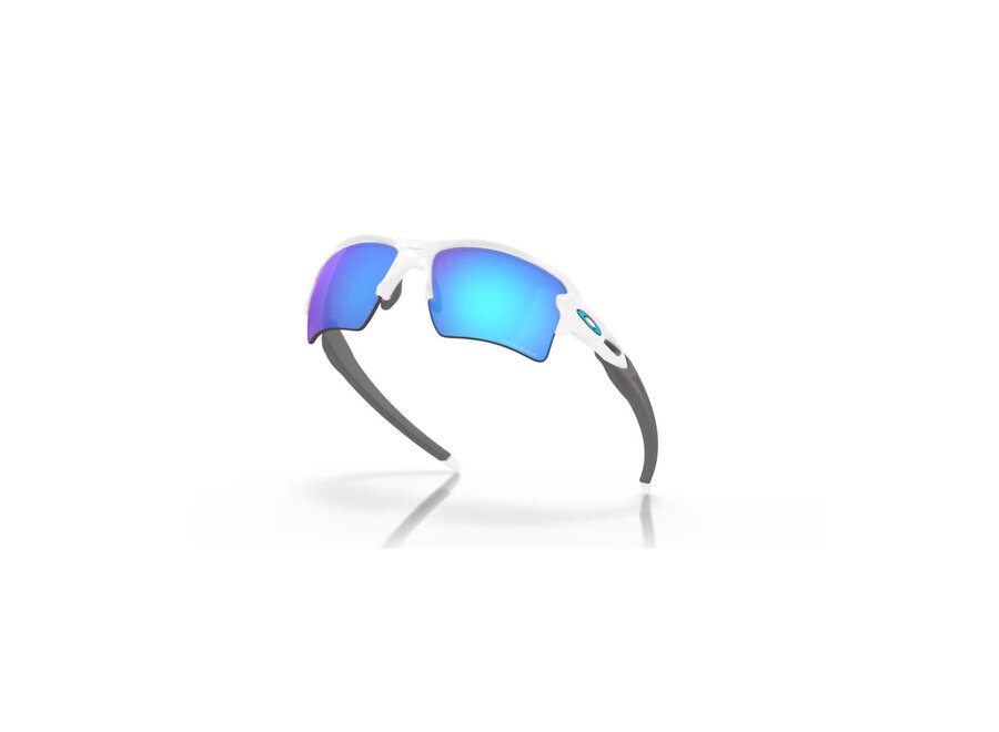 Oakley Flak 2.0 XL Polished White Frame Prizm Sapphire