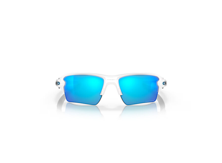 Oakley Flak 2.0 XL Polished White Frame Prizm Sapphire