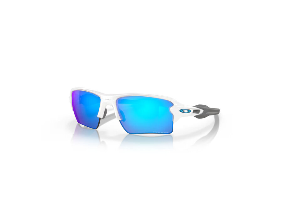 Oakley Flak 2.0 XL Polished White Frame Prizm Sapphire