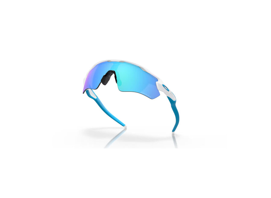 Oakley Radar EV Path Polished White Frame Prizm Sapphire Lenses