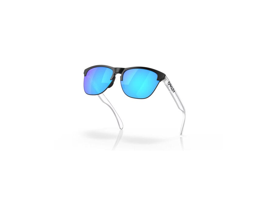 Oakley Frogskins Lite Matte Black Frame Prizm Sapphire Lenses