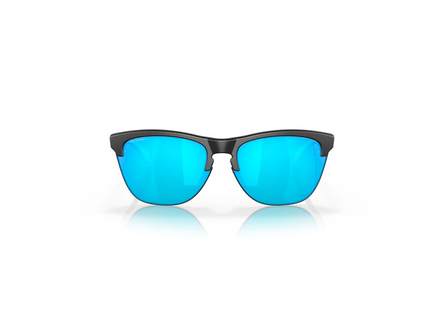 Oakley Frogskins Lite Matte Black Frame Prizm Sapphire Lenses