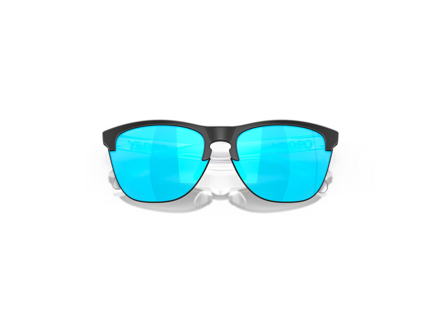 Oakley Frogskins Lite Matte Black Frame Prizm Sapphire Lenses