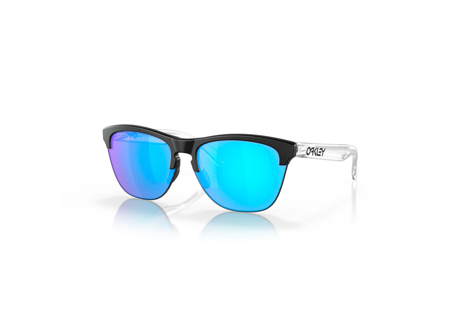 Oakley Frogskins Lite Matte Black Frame Prizm Sapphire Lenses