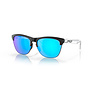 Oakley Frogskins Lite Matte Black Frame Prizm Sapphire Lenses