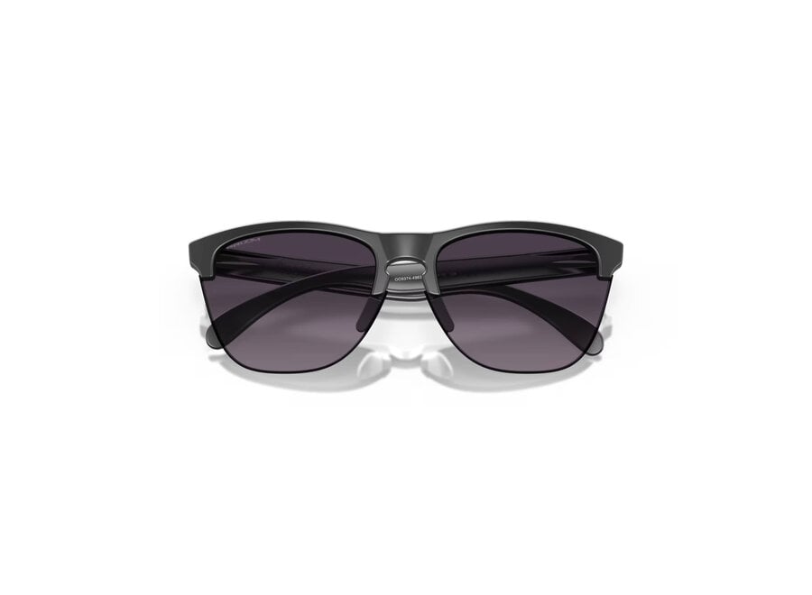 Oakley Frogskins Lite Matte Black Frame Prizm Grey Gradient