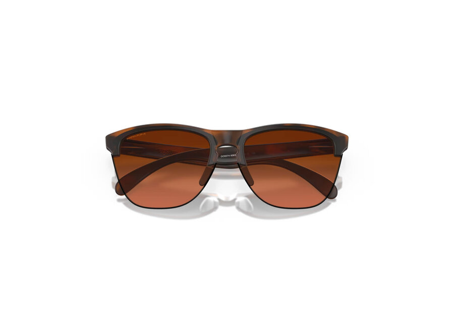 Oakley Frogskins Lite Matte Brown Tortoise Frame Prizm Brown Lenses
