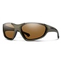 Smith Sliders Matte Olive Oil Frame Chromapop Brown Sunglasses