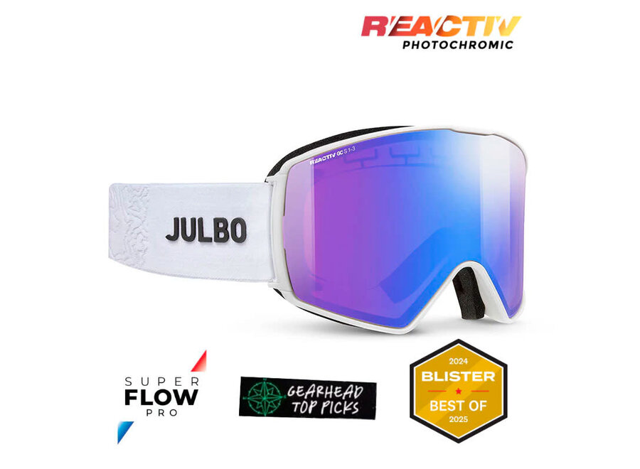 Julbo Launcher White - LTD Tim McChesney REACTIV 1-3 Glare Control Goggles