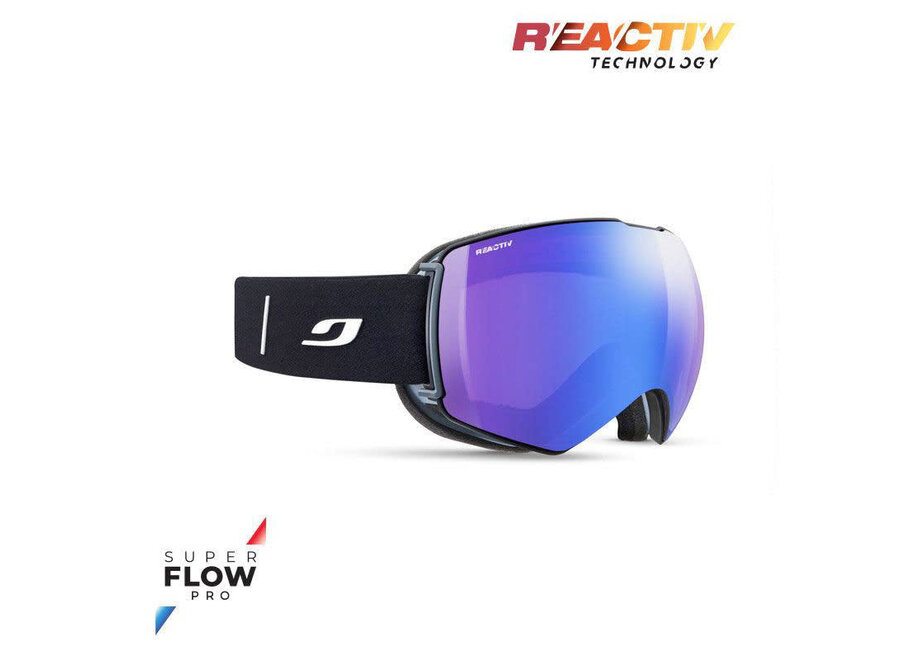 Julbo Lightyear Black / Gray REACTIV 1-3 Glare Control Goggles