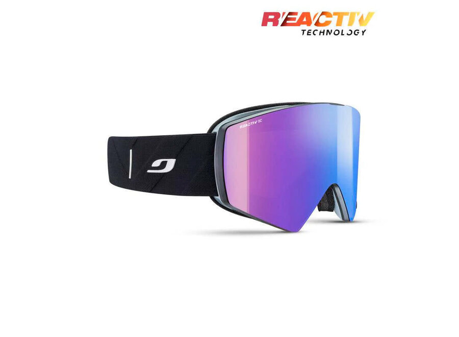 Julbo Razor Edge Black / Gray REACTIV 1-3 Glare Control Goggles