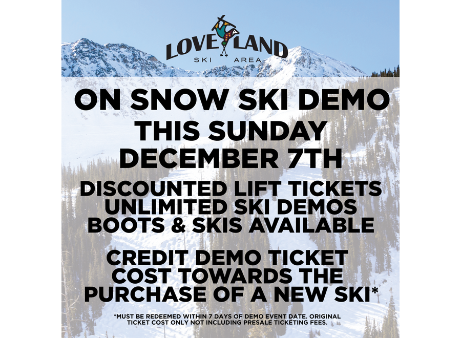 Loveland Ski Demo