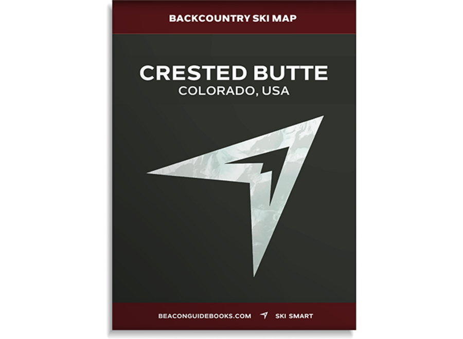 Beacon Guidebooks Backcountry Ski Map Crested Butte, Colorado 2nd ed.