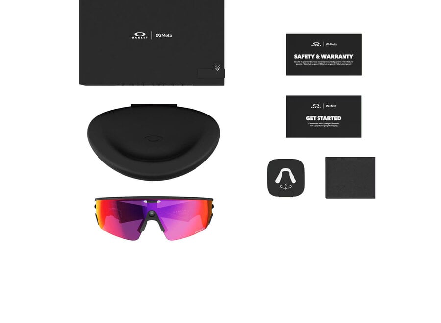 Oakley Meta Vanguard Black Frame with Prizm Road Lens Sunglasses