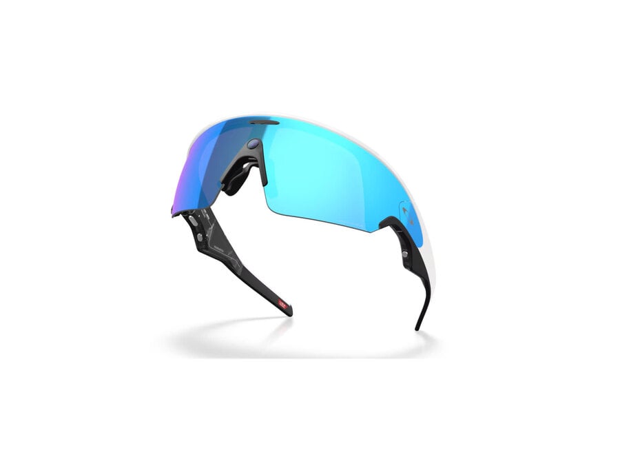 Oakley Meta Vanguard White Frame with Prizm Sapphire Lens Sunglasses
