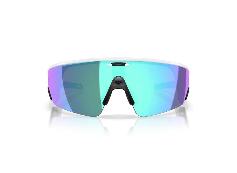Oakley Meta Vanguard White Frame with Prizm Sapphire Lens Sunglasses