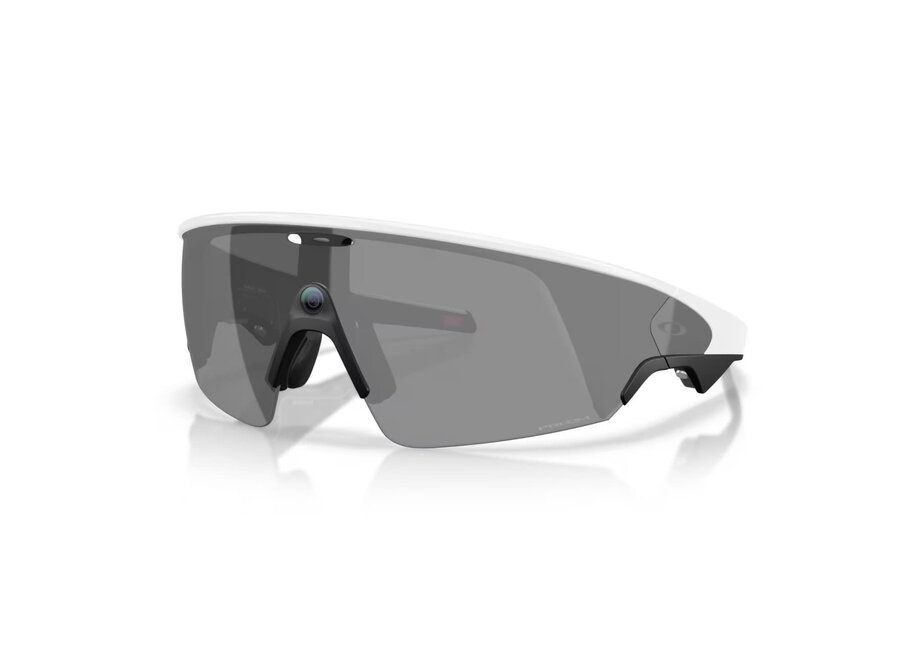 Oakley Meta Vanguard White Frame with Prizm Black Lens Sunglasses