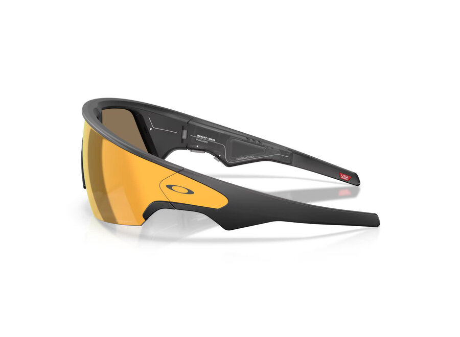 Oakley Meta Vanguard Black Frame with Prizm 24k Lens Sunglasses