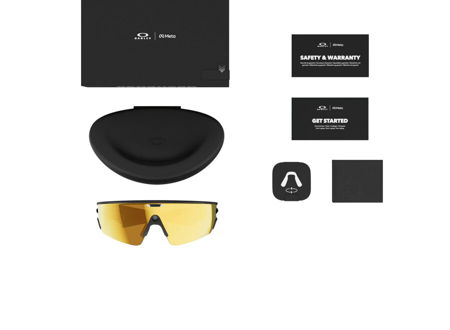 Oakley Meta Vanguard Black Frame with Prizm 24k Lens Sunglasses