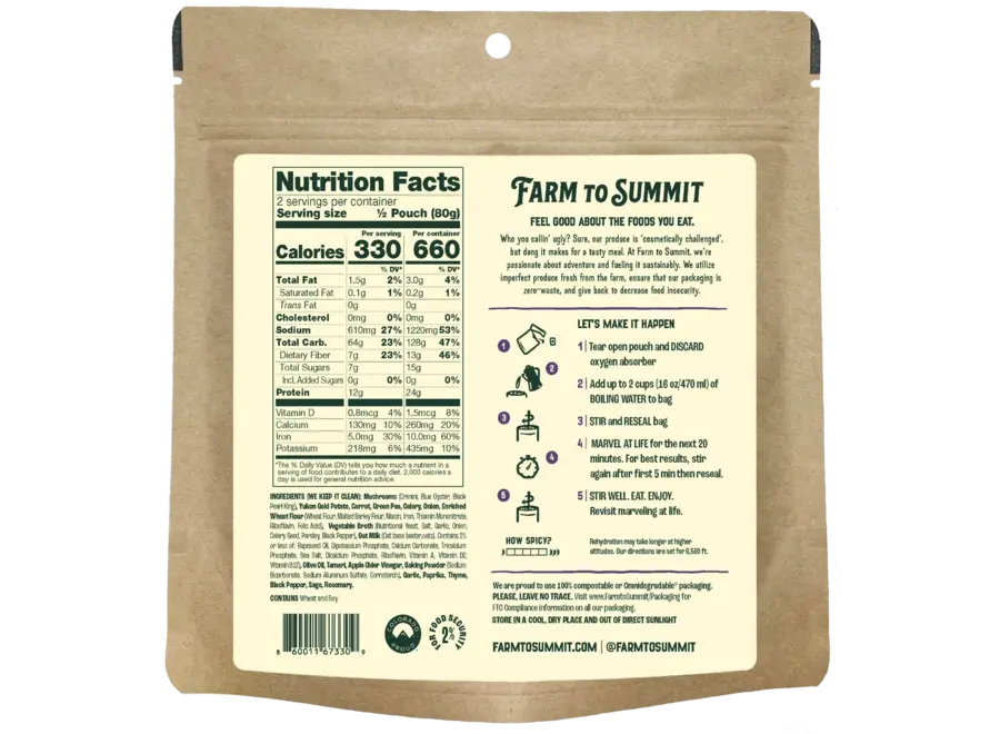 Farm to Summit Meals