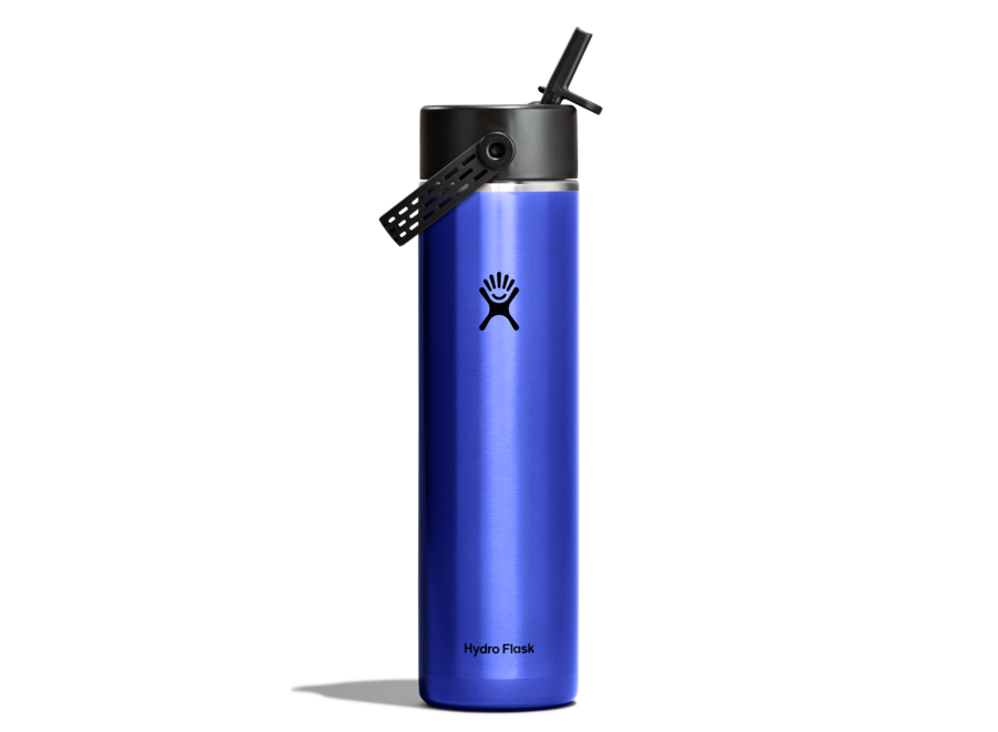 Hydro Flask Lightweight Wide Mouth 24oz Flex Straw Cap Bottle